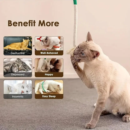 The Sisal Twist — Natural Catnip Dental Chew Toy