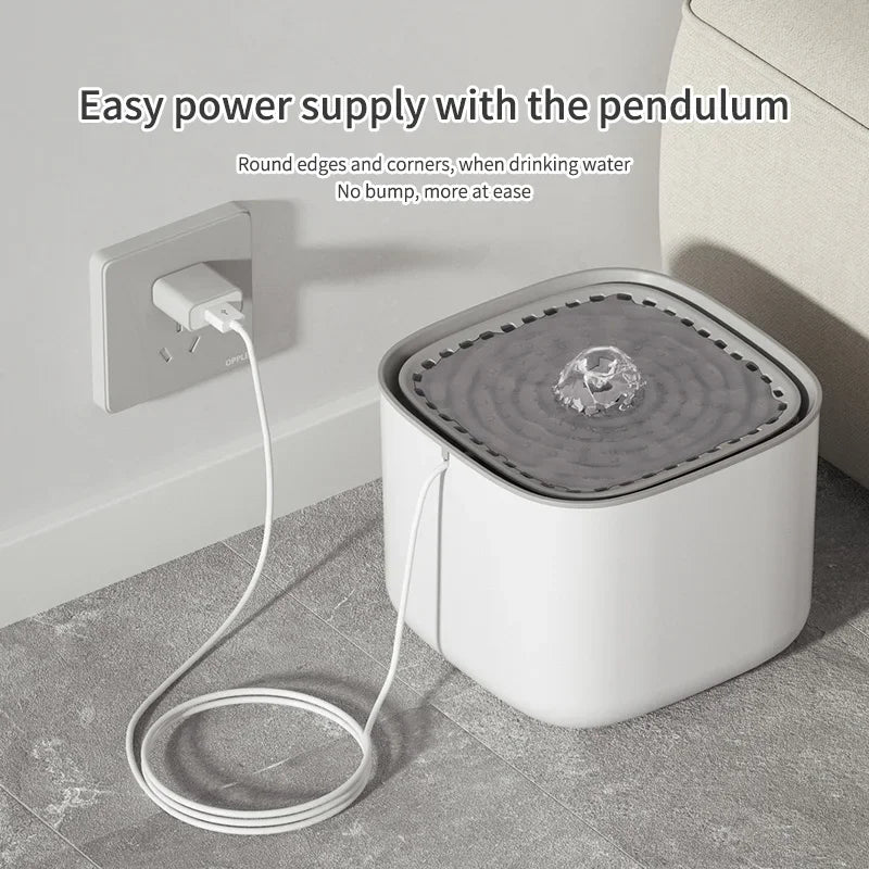 The Backup Bowl — Recirculating Cat Water Fountain