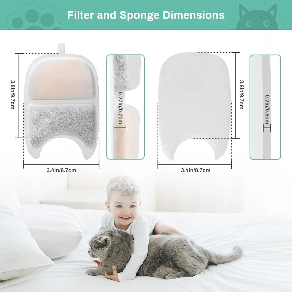 Filter Duty — Replacement Filters Sponges, 12-Pack