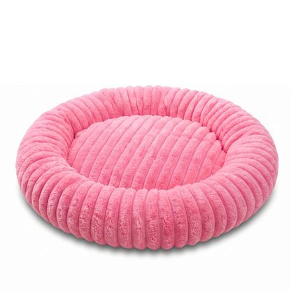 Pumpkin Bed — Round Plush Cat Basket Bed