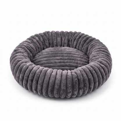 Pumpkin Bed — Round Plush Cat Basket Bed