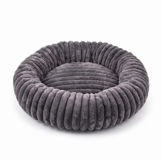 Pumpkin Bed — Round Plush Cat Basket Bed