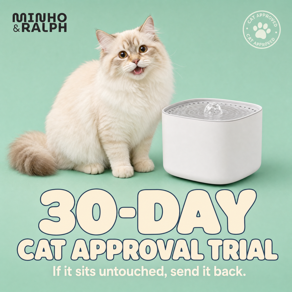 30-Day Cat Approval Trial — if it sits untouched, send it back