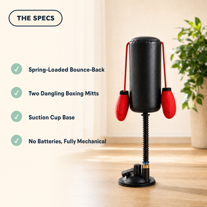 The Sparring Partner — Suction Cup Cat Boxing Toy