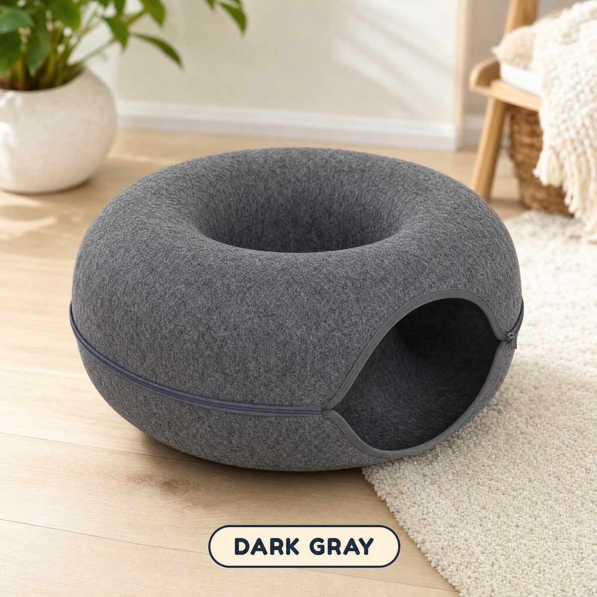 The Busy Cat Kit — Felt Tunnel Nest