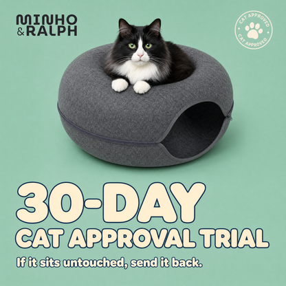 The Busy Cat Kit — Felt Tunnel Nest