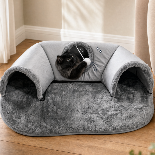 The Snuggle Tunnel — Warm Cat Nest Bed