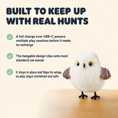 The Chirp — Flapping Plush Bird Cat Toy