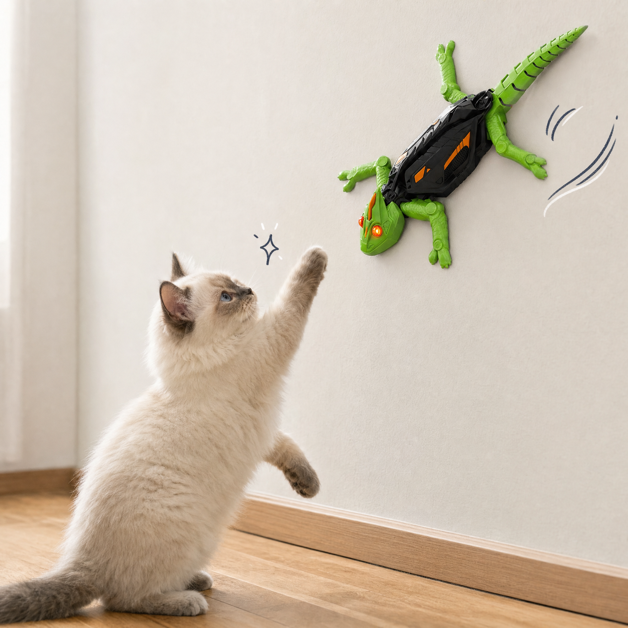The Wall Crawler — Remote Control Climbing Prey Toy