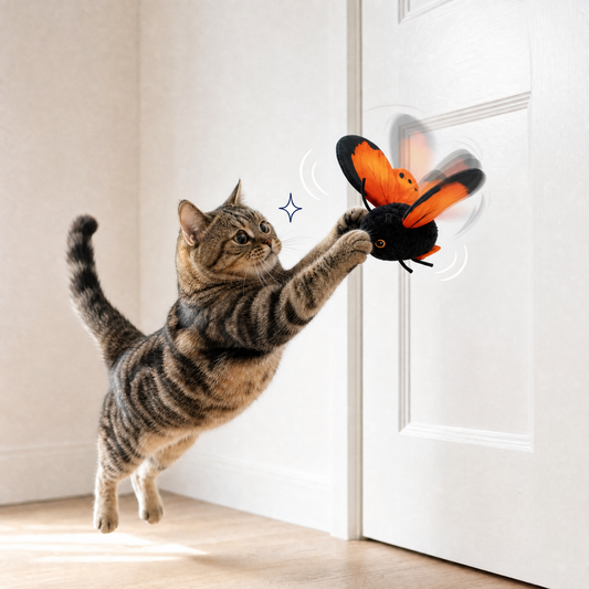 The Dangling Wing — Rechargeable Butterfly Cat Teaser