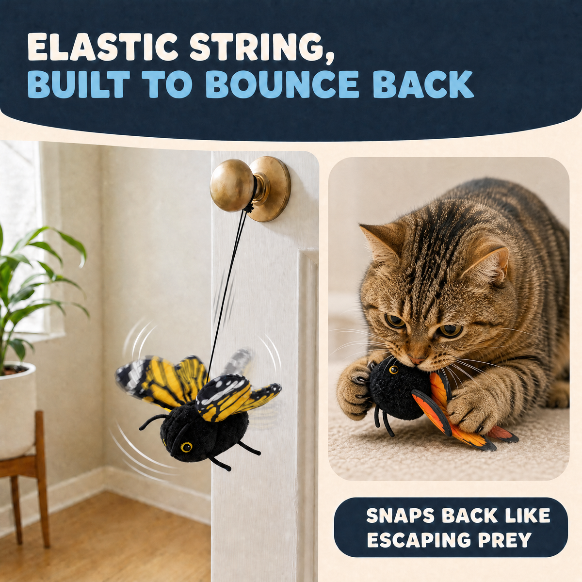 The Dangling Wing — Rechargeable Butterfly Cat Teaser