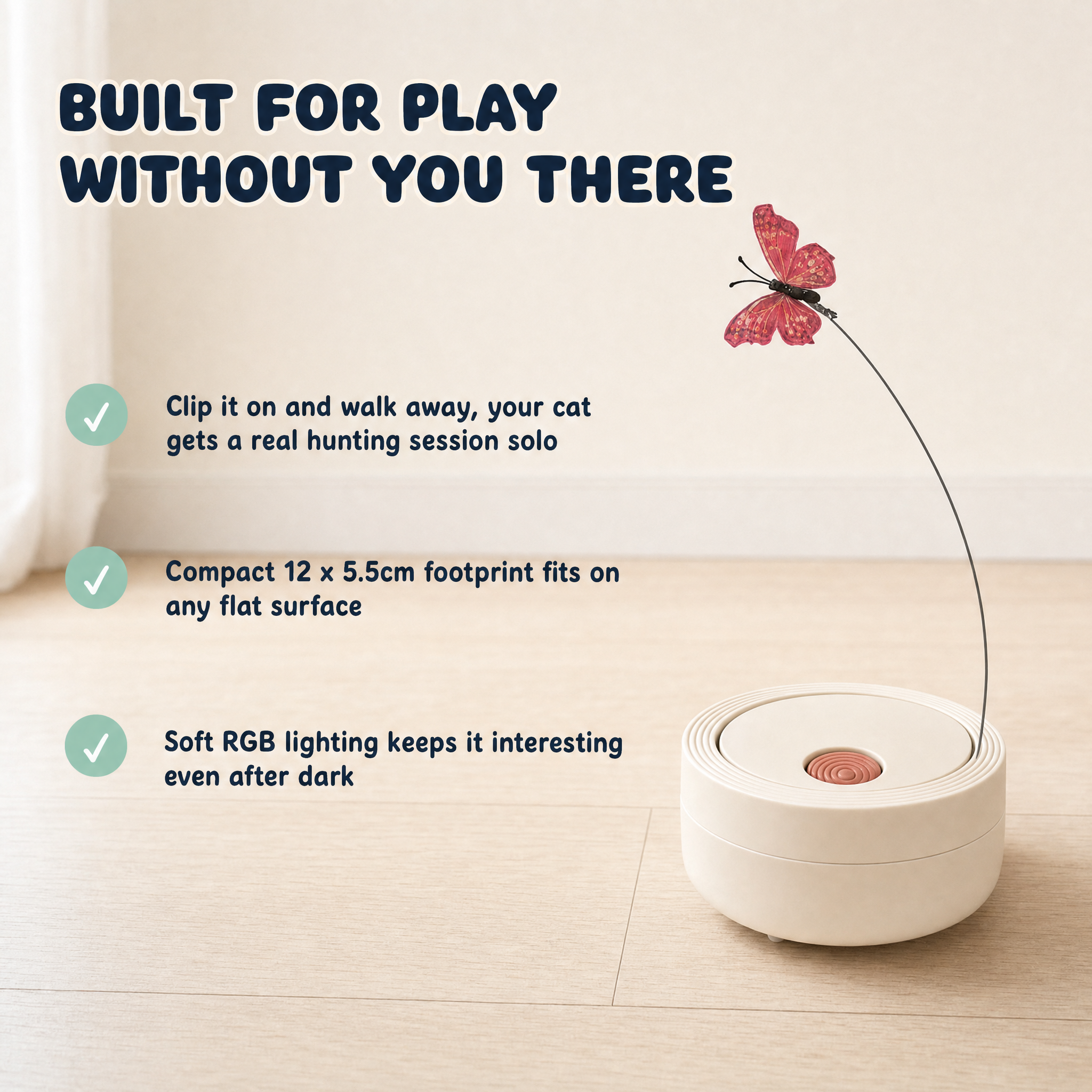 The Flutter built for solo play, compact footprint and RGB lighting