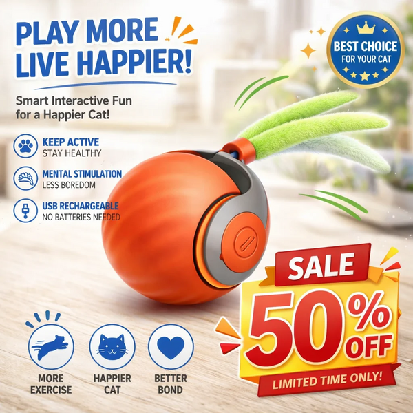 Smart Rolling Pet Toy