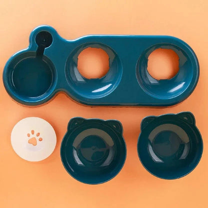 The Mealtime Station — 3-in-1 Cat Food & Water Feeder
