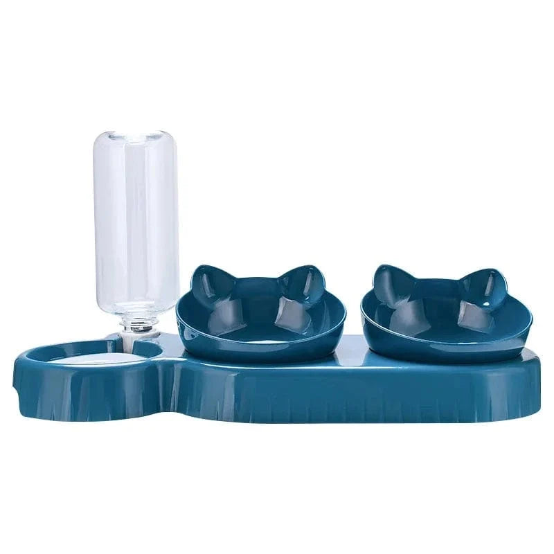 The Mealtime Station — 3-in-1 Cat Food & Water Feeder