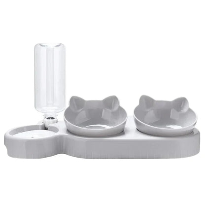 The Mealtime Station — 3-in-1 Cat Food & Water Feeder