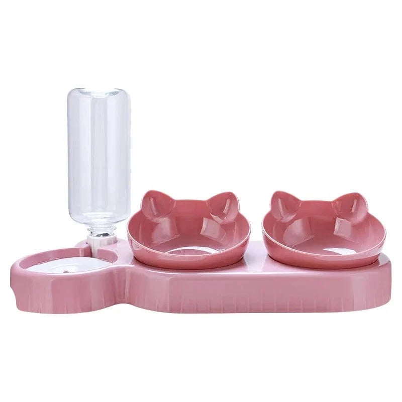 The Mealtime Station — 3-in-1 Cat Food & Water Feeder
